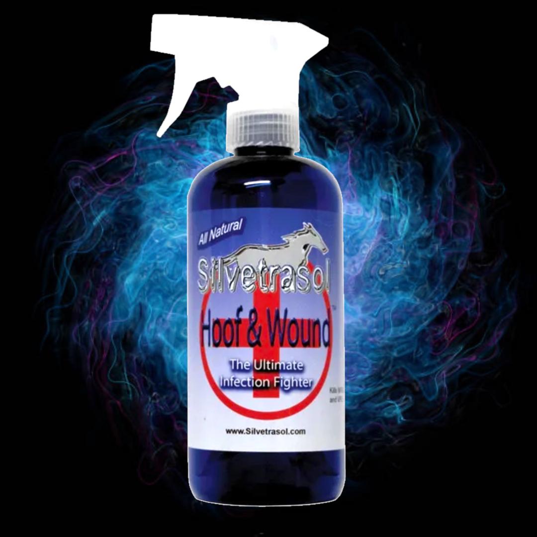 8. Silvetrasol Hoof and Wound Wash (For use under Perfect Hoof Wear) 16oz./500ml
